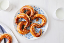 Bratislava buns with poppy seeds and nuts